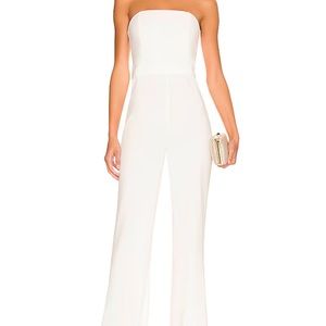 Alice + Olivia White Jumpsuit